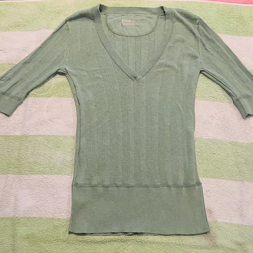 Mossimo Supply Co 3/4 Green Shirt Size XL